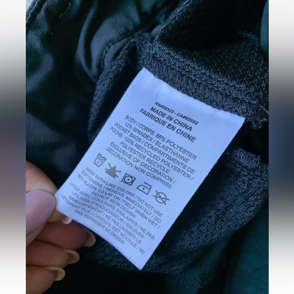 Nike Women's Flex UV Victory Golf Pants Medium Black Cropped 23" Inseam Stretch - Picture 2 of 11